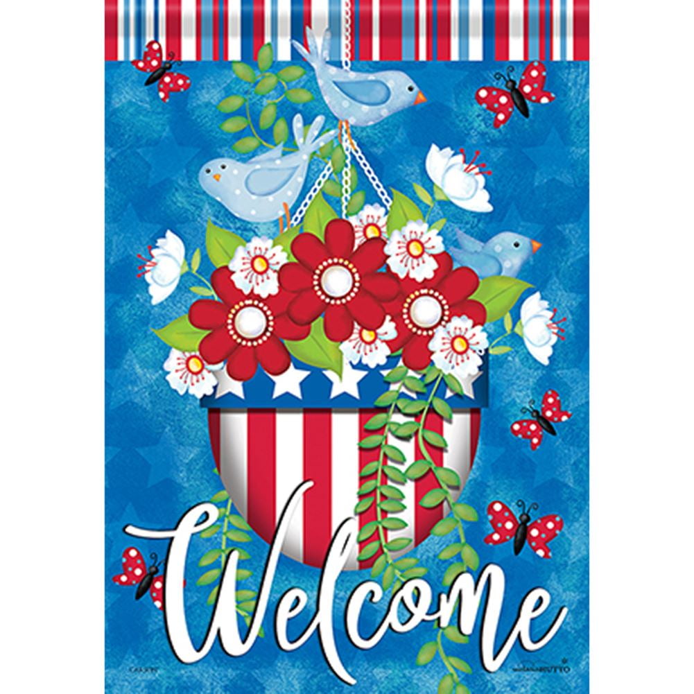 Carson Double Sided Garden Flag - Glory Birds