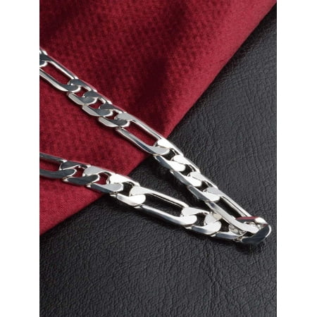24 Vintage Silver Plated - Women Men Vintage Style Silver Plated Chain Link Bracelets Party Jewelry 20cm cbst