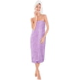 thumbnail image 6 of Utopia Towels Luxurious Jumbo Bath Sheet 2 Piece, 600 GSM, 35 by 70 Inches, 100% Ring Spun Cotton, Highly Absorbent and Quick Dry Extra Large Bath Towel, Super Soft Towel, Lavender, 6 of 8