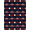 Red Navy Ivory, Pattern 2, variant on Design&I 8'x10' Washable Area Rug Cd Record Vintage Note Mosaic Retro Disc Center Soundwave Music Vinyl Refined for Living Room, Family Extra Large Skid-Resistant Low Profile