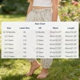 thumbnail image 4 of Asxite Toddler Girls Plaid Lace Detail Loose Breathable Casual Pants Elastic Waist Summer 5-15 Y, 4 of 7