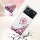 thumbnail image 3 of Funda para Xiaomi Poco X6 Pro 5G con Brillo Líquido Flotante, Purpurina, Parachoques y Anillo Giratorio Soporte, 3 of 5