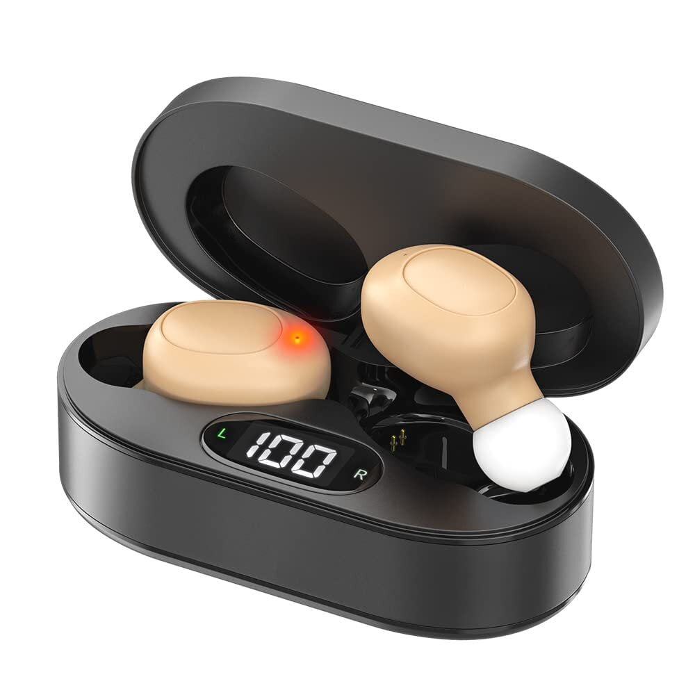 Rechargeable Hearing Amplifier for Seniors with Noise Cancelling