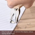 thumbnail image 3 of Stapler Puller Heavy Duty Hand Tools Staplers Removal Pin Puller for Home Office, Silver, 3 of 5