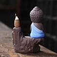 thumbnail image 6 of 1pc Little Monk Backflow Incense Burner, Creative Home & Teahouse Decor (Without Incense), 6 of 8
