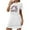 White, variant on Sakmal Womens Nightgown Cute Halloween Night dress Short Sleeve Pink Ghost Print Nightgowns