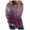 Purple, variant on Jsaierl Crewneck Sweatshirts Women Loose Fit Casual Gradient Print Sweatshirt Top Long Sleeve Lightweight Fall Clothes Sweatshirts