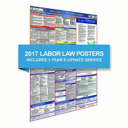 District of Columbia All-In-One Poster + 1 Year E-Update Service