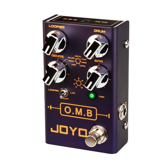 Pedal de caja de ritmos Looper JOYO O.M.B R-06 para guitarra eléctrica