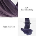 thumbnail image 5 of Jessy Home 8 Piece Home Collection Ultra Soft Cozy Towels 600 GSM Dark Purple Plush Towel Set, 5 of 8