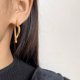 thumbnail image 2 of Pendientes de amor con viento frío, aretes sencillos con placa de incienso para mosquitos integrada, clip para la oreja, sin orificios para las orejas, pendientes colgantes traseros para mujer, 2 of 6