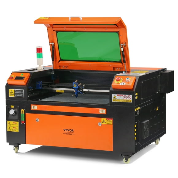 VEVOR 60W CO2 Laser Engraver, 16 x 24 in, 19.7 IPS Laser Cutter Machine with 2-Way Pass Air Assist, Compatible with LightBurn, CorelDRAW, AutoCAD, Windows, Mac OS, Linux