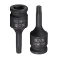 thumbnail image 5 of Unique Bargains T25 Impact Torx Bit Socket, 1/4' Square Drive 35mm Length CR-MO Metric Sizes, 5 of 5