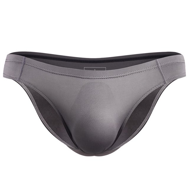 Calzoncillos para hombre Ice Silk transpirables sexys finos con forma de U transparentes de una pieza sin costuras