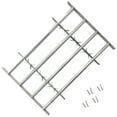 thumbnail image 3 of vidaXL Galvanized Steel Adjustable Window Security Grille 19.7"-25.6" 4 Crossbars, 3 of 9