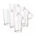 thumbnail image 1 of Juego de 6 Tazas de Vidrio para Café Borgonovo 262 ml Elba, 1 of 4