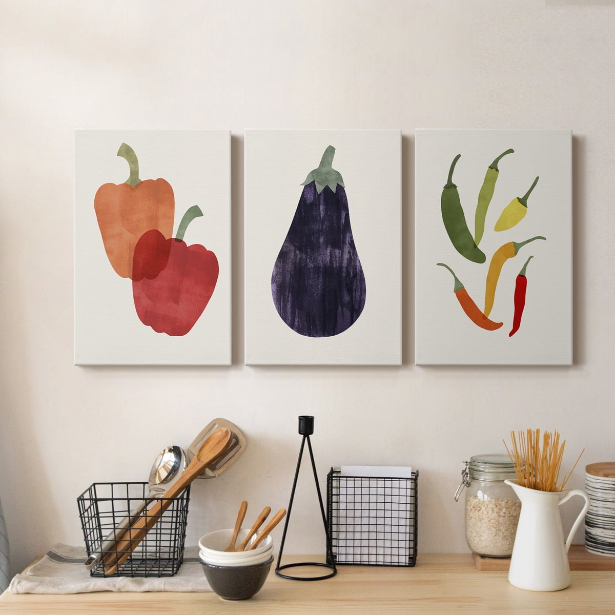 Organic Veg VII Premium Gallery Wrapped Canvas - Ready to Hang - 24 x 36 Each