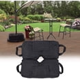 thumbnail image 1 of Bolsa de peso base para sombrilla impermeable de 2 piezas, bolsa de arena fija para sombrilla de tela Oxford 600D, bolsa de arena con soporte de toldo desmontable para pesca al aire libre, 1 of 8