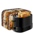 thumbnail image 7 of ZUXONGSY Sunflower Azetec Tribal Horse Toast Cover 2 Slice Kitchen Appliance Covers Wide Slot Quilted Two Slice Toaster Appliance Dust-Proof Cover Fingerprint Protection Home Decor, 7 of 7