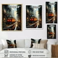 thumbnail image 4 of Designart "The Opulent Tranquility Of A Train Journey I" Factories Floater Framed Canvas Art Print, 4 of 5