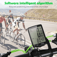 thumbnail image 1 of LIXADA Wireless Bike Computer Multi Functional LCD Screen Bicycle Computer Mountain Bike Speedometer Odometer IPX6 Waterproof Cycling Measurable Temperature Stopwatch Cycling Accessories, 1 of 8