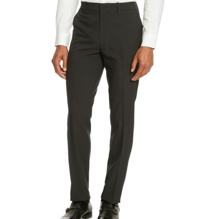 Kenneth Cole Reaction NEW Black Mens Size 34X34 Flat Front Dress Pants