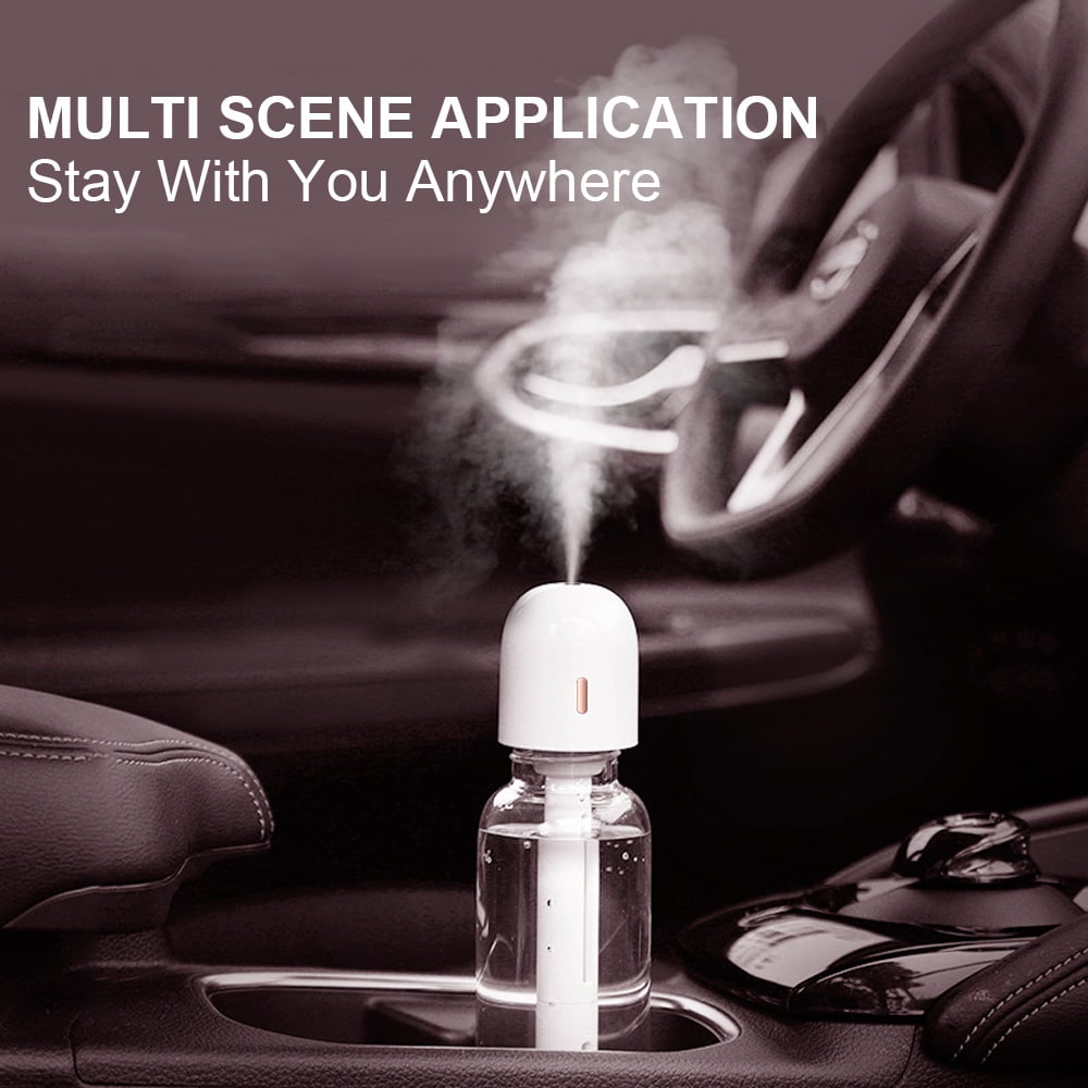 RAPOBRIX Personal Portable Humidifier - Mist Mini for Travel/Car/Baby/Bedroom (White)