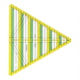 thumbnail image 2 of Moyic Regla triangular acrílica, 3 colores, transparente, firme, fácil de igualar, herramientas de medición, suministros prácticos para acolchar De coser Moyic HA012511-00, 2 of 6