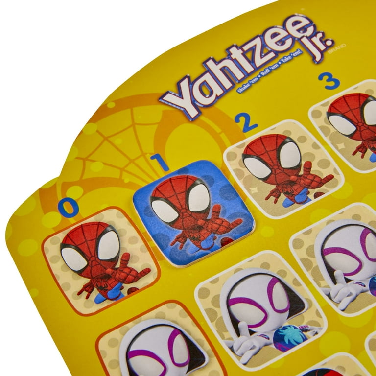 Hasbro Gaming Yahtzee Jr. Marvel Spidey and His Amazing Hasbro Gaming Yahtzee Jr. Marvel Spidey and His Amazing
