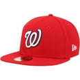 thumbnail image 3 of Men's New Era Red Washington Nationals 9/11 Memorial Side Patch 59FIFTY Fitted Hat, 3 of 6
