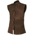 thumbnail image 1 of Kcodviy Men's Retro Collar Solid Printed Shirts for Men Color Button Strap Vest Pack of Button Up Shirts for Men Men's Tuxedo Shirt Slim Fit Mens Fitted Dress Shirts Patterned Long Sleeve Wool Shirt, 1 of 2