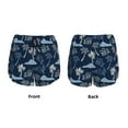 thumbnail image 4 of Disketp Hawaii Palms Print Women's Shorts Workout Shorts for Athletic Gym Running Shorts with Phone Pockets Large, 4 of 8
