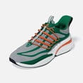 thumbnail image 2 of Adi-das Men's Alphaboost V1 Miami University Hurricanes Shoes Gray IE1038 Sz 11.5, 2 of 6
