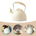 thumbnail image 2 of Stove Top Whistling Tea Kettle Stainless Steel Tea Pot with Handle for Kitchen (3L), 2 of 8