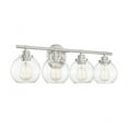 thumbnail image 4 of 4 Light Vanity Light-Mid-Century Modern Style with Modern and Contemporary Inspirations-8.5 inches Tall By 30 inches Wide-Satin Nickel Finish Bailey, 4 of 4