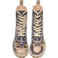thumbnail image 2 of DOGO Long Boots for Women – Vegan Leather and Unique Design Womens Winter Boots, Comfortable and Stylish Womens Boots, Owls Family Design, Size 9, 2 of 5