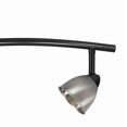 thumbnail image 3 of Benjara BM223054 3 Light 120V Metal Track Light Fixture, Black & Silver, 3 of 5