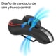 thumbnail image 3 of Asiento para bicicleta de gel antiperistático negro con vivos azules y rojos TL-2039 Gel Teide, 3 of 9