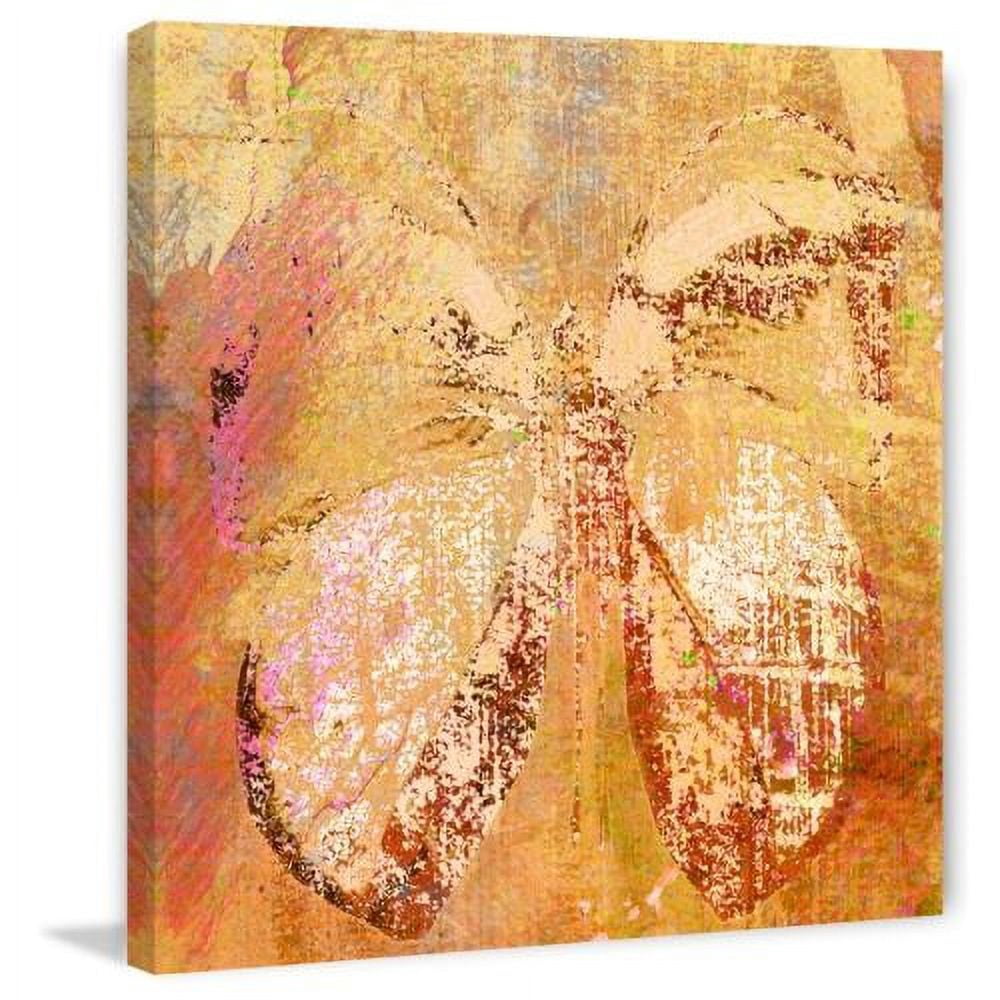 "Farfalla V" Painting Print on Wrapped Canvas