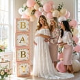 thumbnail image 6 of Happy Greetings  Baby Bloom 4 Boxes with Letters for Girls Baby Shower Wildflower Spring Party Decorations, 6 of 6