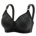thumbnail image 1 of Abcnature Daily Comfort Bras for Women Printing Gathered Together Plus Size Daily Bras Underwear no Rims, 1 of 1