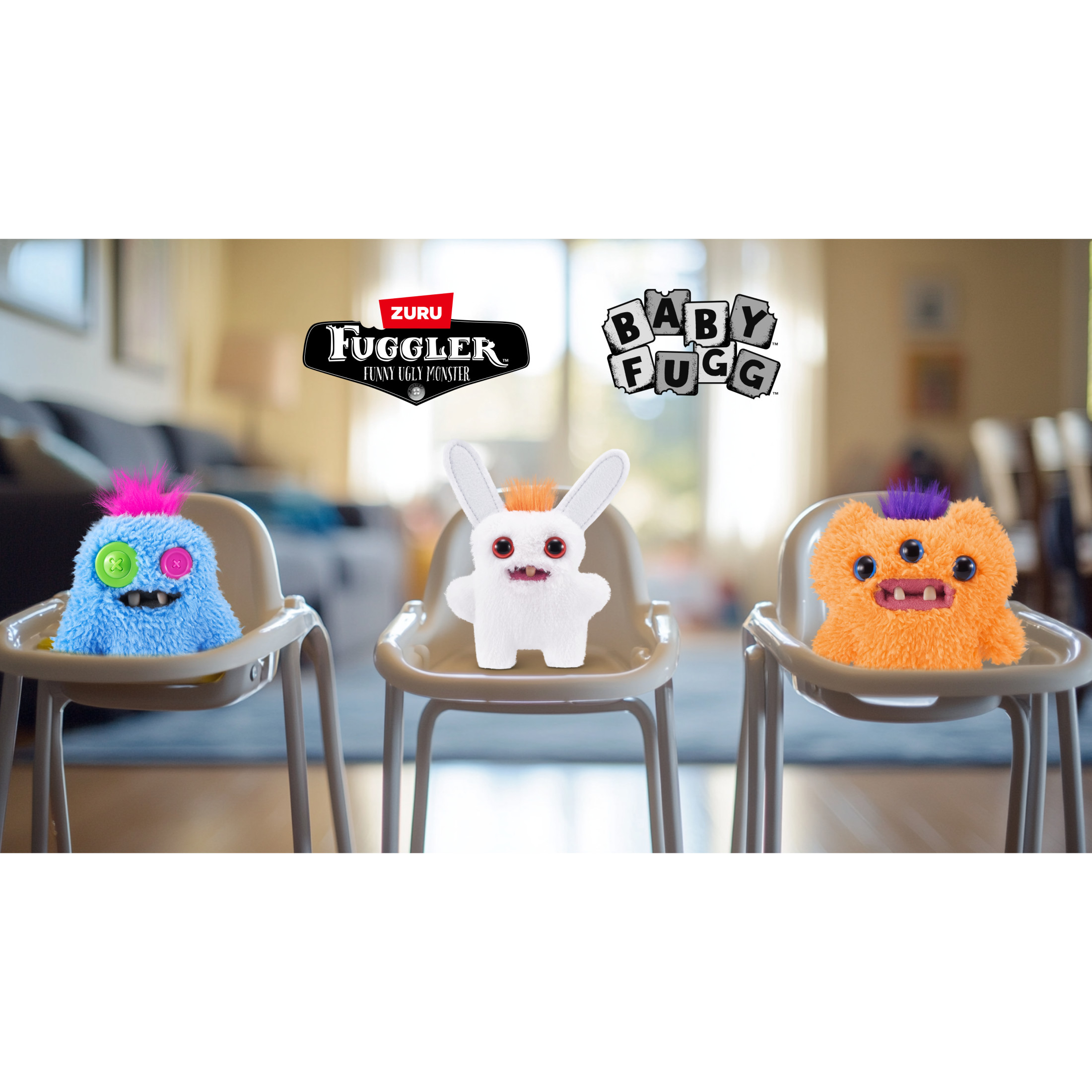 Fuggler Baby Fuggs 3.5 Pulgadas (Reek-O) Peluche Suave, Monstruo Feo de Peluche por ZURU 7