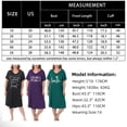 thumbnail image 5 of FEREMO Nightgown for Women Plus Size Long Sleepwear Printed Comfy Sleep Shirts 3 Pack, 5 of 6