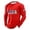 xx-Red1128, variant on XIAONU Shamrock Flag Print Crew Neck Pullover T-Shirt for Men Long Sleeve Regular Fit St Patricks Day Casual Top
