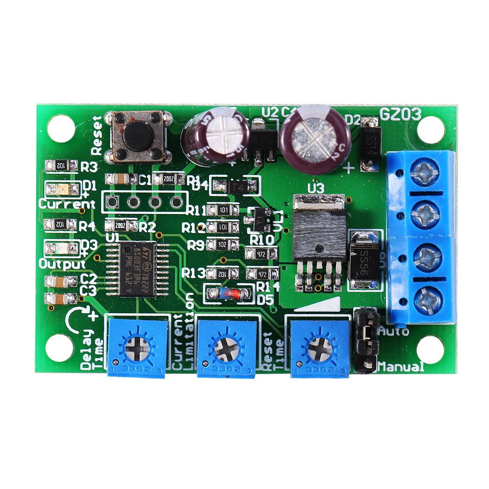 DC Motor Over-current Protector Switch Short Circuit Overload Protection Module