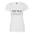 thumbnail image 1 of Womens Definition Of Teenager Funny Teen Deluxe Soft T-Shirt, 1 of 1