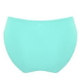 thumbnail image 2 of Doomiva Kids Girls Solid Color Swim Triangle Brief Bikini Bottoms Swimdress Underwear Beach Bathing Shorts Dance Underpants Light Blue Green 16, 2 of 5
