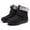 Black, variant on YOUSNH Womens Snow Boots Warm Waterproof Comfortable Slip on Outdoor Winter Shoes for Women Womens Boots Blue 6.5