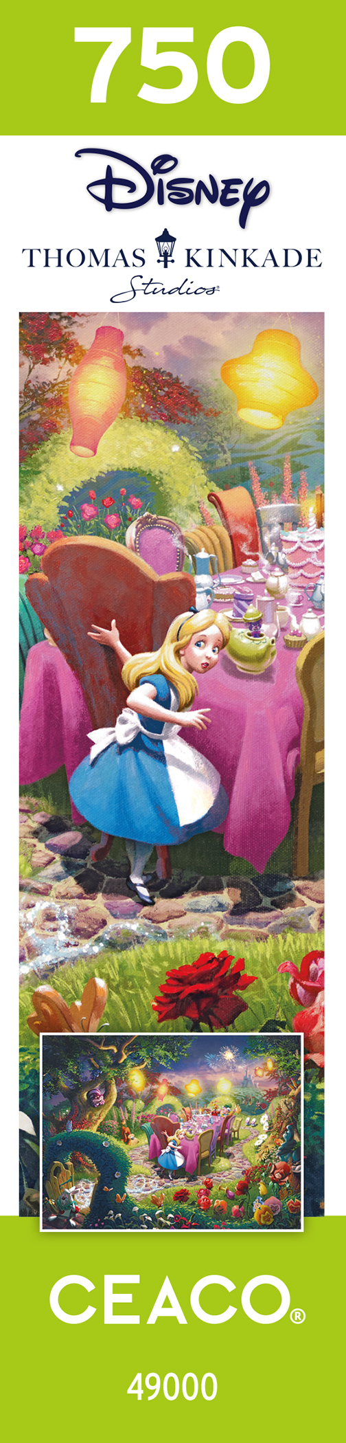 Ceaco - Disney - Mad Hatter Tea Party - 750 Piece Interlocking Jigsaw Puzzle