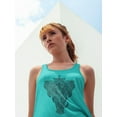 thumbnail image 2 of Elephant Zentangle Style Racerback Tank Women -Image by Shutterstock, Female XX-Large, 2 of 4